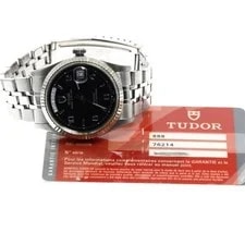 Tudor — Tudor Prince Date 76214 36mm SS Black #C21907 — Watch — resale