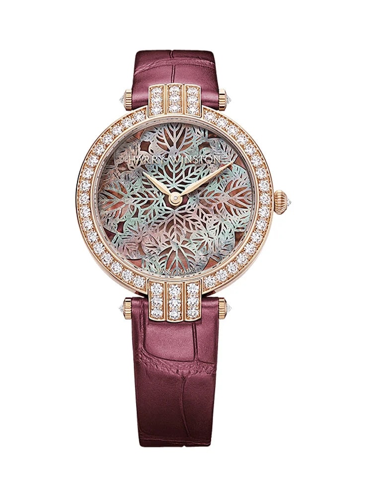 Worldofluxuryus — Harry Winston Premier Precious Lace 18K Rose Gold & Diamonds Lady's — Watch — resale