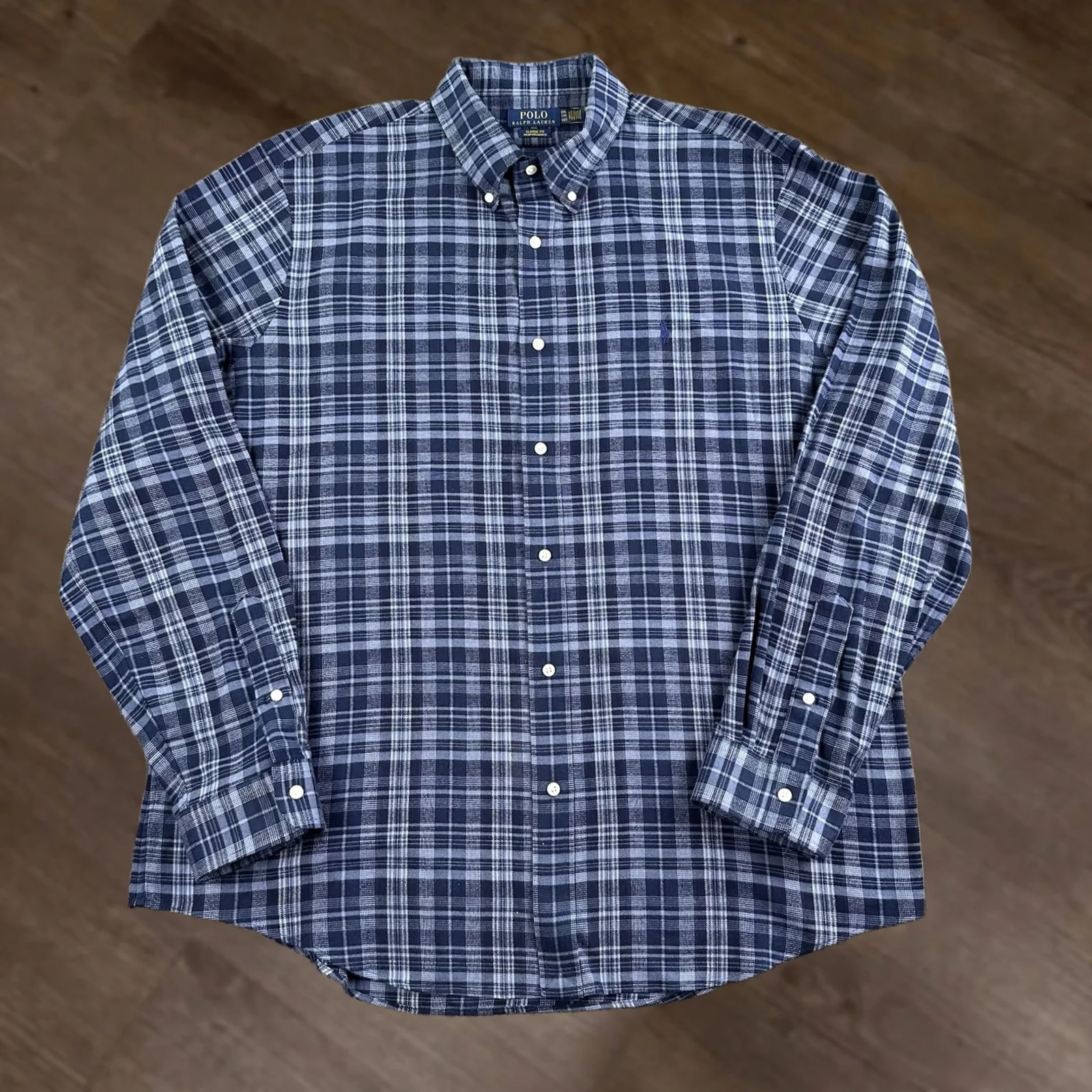 Polo Ralph Lauren — Polo Ralph Lauren Shirt 2XL Check Classic Button-Down Shirt — streetwear — resale