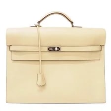 Hermès — Hermes Hermès Kelly Depeche 38 Parchemin Business Briefcase #BCB026 — Handbag — resale