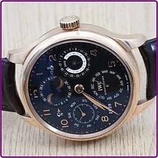 IWC — 44mm IWC Portuguese Perpetual Calendar Hemisphere Moonphase Rose Gold IW503202. — Watch — resale