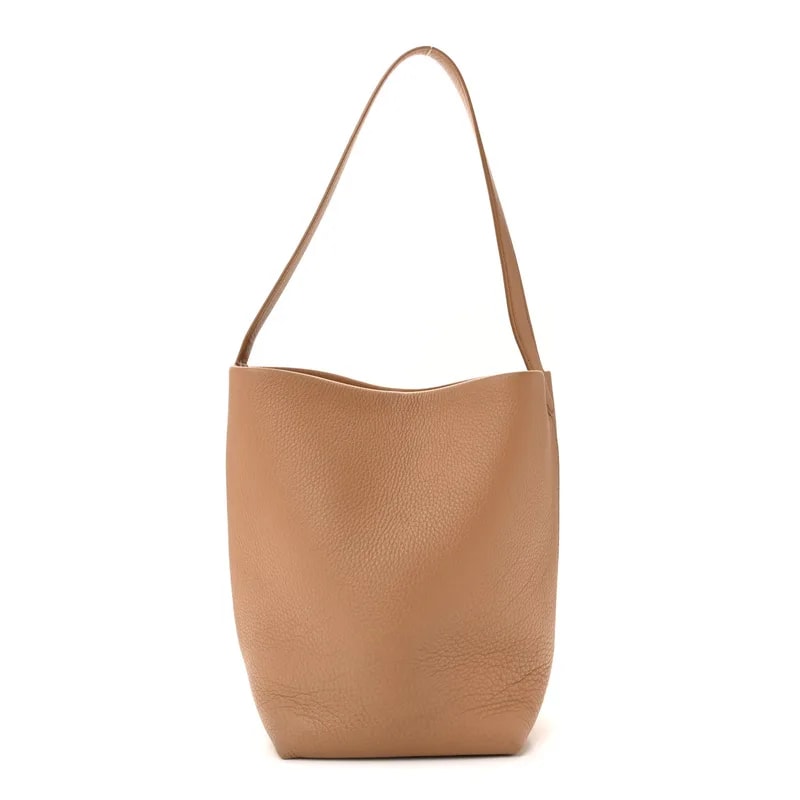 The Row — Grained Medium N/S Park Cinnamon — Handbag — resale