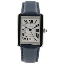 Cartier — Cartier Tank XL Silver Dial Stainless Steel 31mm Automatic W5200027 — Watch — resale