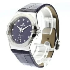 Omega — Omega Constellation 123.13.35.60.60.001 35mm SS Purple #C8074 — Watch — resale