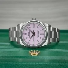 Rolex — Rolex Oyster Perpetual 34 Candy Pink 2026 Full SET 124200-0009 — Watch — resale
