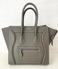 Celine — Céline Luggage Souris Greige Old Logo Crossbody — Handbag — resale