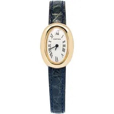 Cartier — Cartier Baignoire W1510956 18k Yellow Gold Cream Dial Quartz 18mm — Watch — resale
