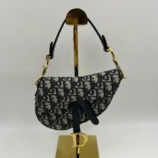 Dior — Dior Saddle Embroidered Monogram Print Magnetic Buckle - Very Good #162B6KL — Handbag — resale
