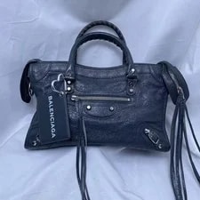 Balenciaga — Balenciaga le City Medium Studded — Handbag — resale