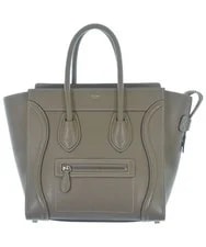 Celine — Celine Luggage Shopper Handbags GrayBeige 2200672256264 — Handbag — resale