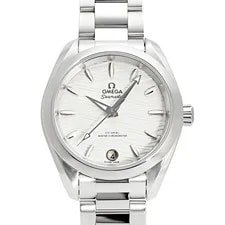 Omega Seamaster 220.10.34.20.02.002 Automatic Winding 34mm Silver Stainless New
