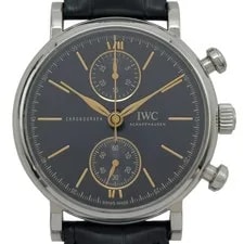 IWC — IWC Portofino Chronograph 39 IW391404 Black #408 — Watch — resale