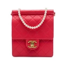 Chanel — Chanel Small Quilted Chic Pearls Flap Crossbody — Handbag — resale