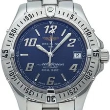 Breitling — Breitling Colt Ocean Automatic A17350 Stainless Steel mensWatch Blue — Watch — resale