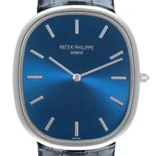 Patek Philippe — Patek Philippe Golden Ellipse Grande Taille Platinum 5738P Box Papers — Watch — resale