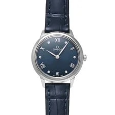 Omega — Omega Quartz 434.13.28.60.53.002 27.5mm Stainless Steel Blue #WW3000 — Watch — resale