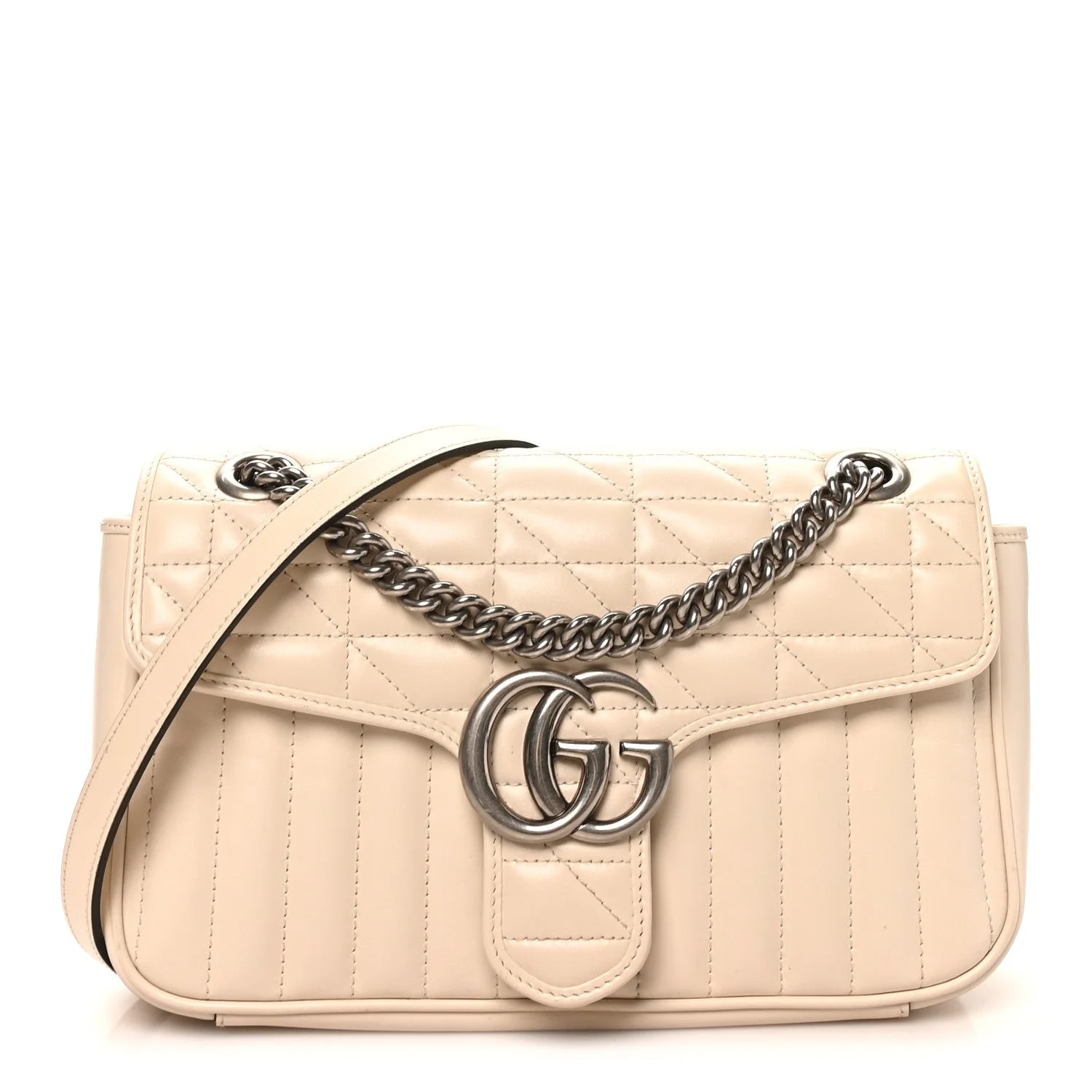 Gucci — Matelasse Aria Small GG Marmont Mystic — Handbag — resale