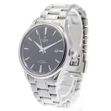 Tudor Style 12700 41mm SS Black Dial Automatic Date #C413