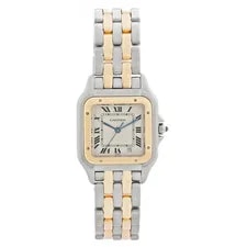 Cartier — Cartier 2-Row W25028B6 Midsize Panther 2-Tone Steel & Gold — Watch — resale