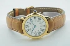 Cartier — Cartier Ronde Solo W6700355 2987 Silver Dial Yellow Gold 09/2010 29.5mm 11294U — Watch — resale