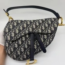 Dior — Dior Saddle Monogram Embroidered and - Very Good #6ACV15 — Handbag — resale