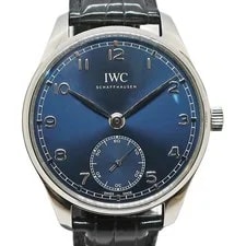 IWC — IWC Portugieser IW358305 40mm Stainless Steel Blue #UW268 — Watch — resale