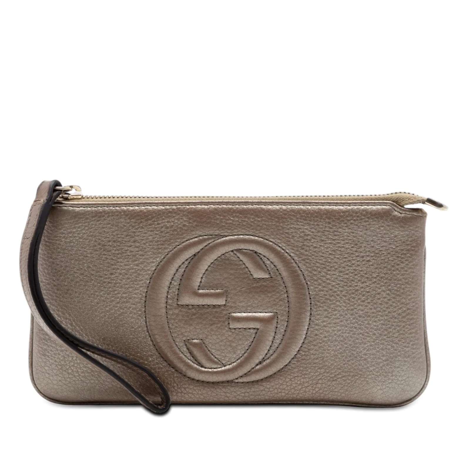 Gucci — Metallic Soho Wristlet — Handbag — resale