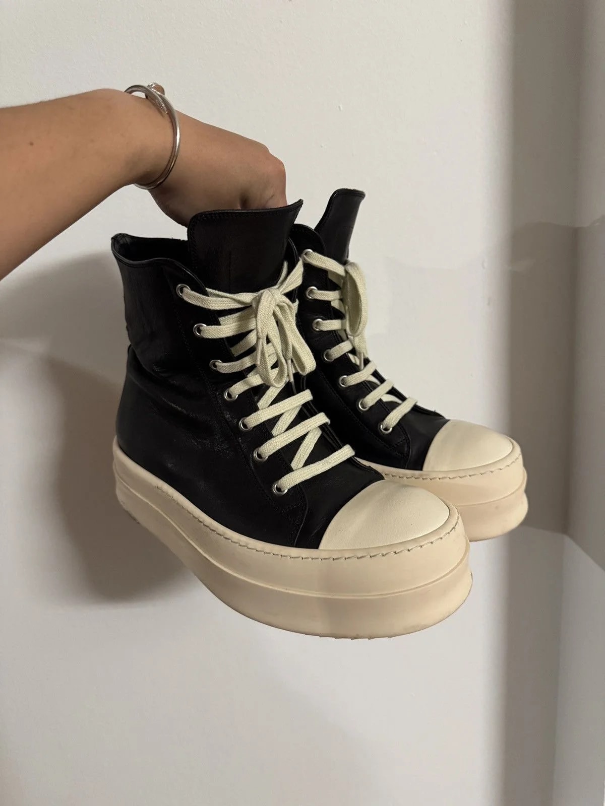 Rick Owens — Rick Owens High Ramones Mega Bumper — Sneaker — resale