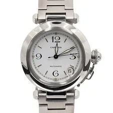 Cartier — Cartier Pasha de 35mm White Dial Steel Automatic 152798314 — Watch — resale