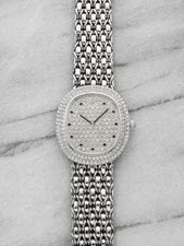 Audemars Piguet — Audemars Piguet Feather 18K White Gold Pave Sapphire Dial Quartz 31 Mm — Watch — resale