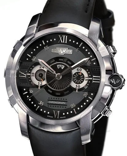 Worldofluxuryus — Dewitt Glorious Knight Chronograph Stainless Steel — Watch — resale