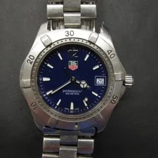 TAG Heuer — TAG Heuer Professional 200 Meters Quartz Date Blue WK1113-1 W/links — Watch — resale