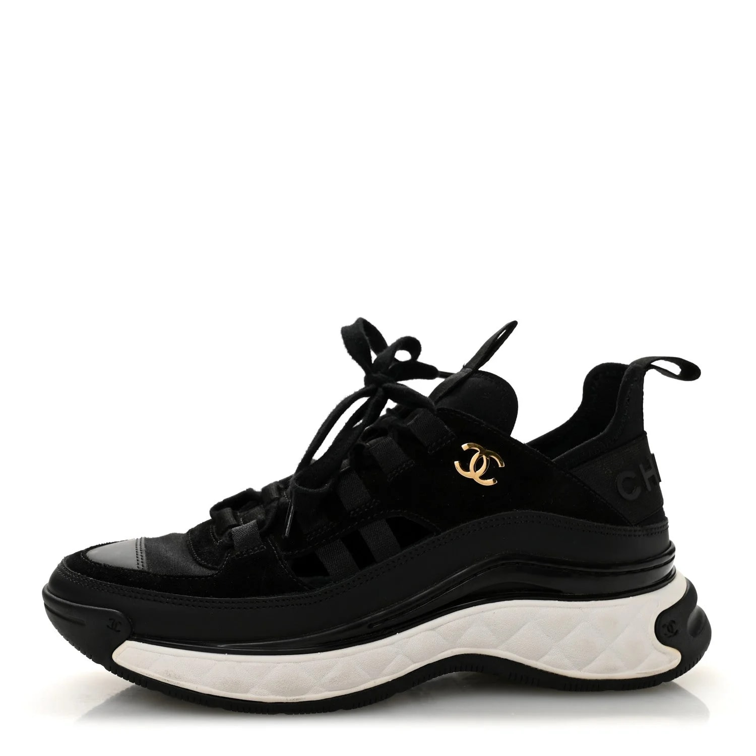 Chanel — Mixed Fibers CC 35.5 — Sneaker — resale