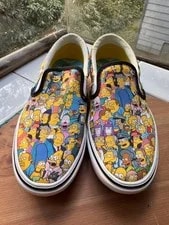 Vans Limited Edition Comfycush X the Simpsons Slip-On Shoes