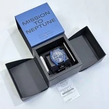 Swatch X Omega — Swatch X Omega MoonSwatch Mission To Neptune SO33N100 Navy Blue Quartz New — Watch — resale