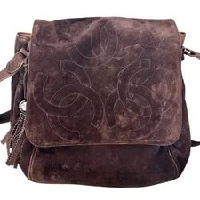 Chanel — VTG 90s Chanel Triple CC Messenger Boho Nature Neutral — Handbag — resale