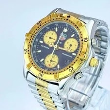 TAG Heuer — TAG Heuer Professional 565.306 Chronograph Quartz 3 Hand Date Black — Watch — resale