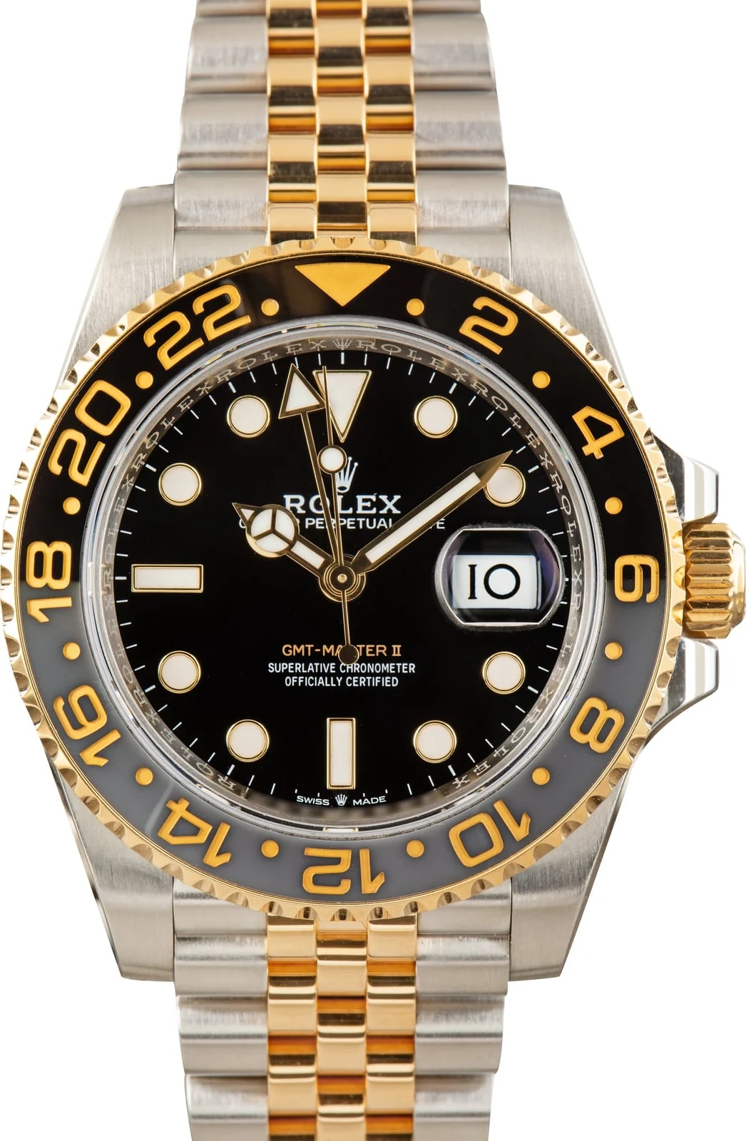 Rolex — Rolex GMT-Master II Zombie Ref 126713GRNR Steel & Yellow Gold — Watch — resale