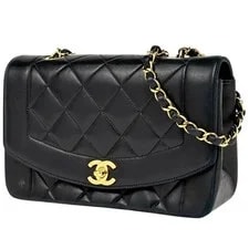 Chanel — Chanel Diana Matelasse Single Flap Chain Coco Mark A0 — Handbag — resale