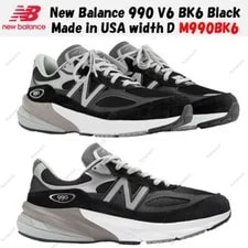 New Balance — New Balance 990 V6 BK6 Width D M990BK6 Size — Sneaker — resale