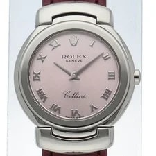 Rolex — Rolex Cellini 6621 / 9(M) White Gold 23.6mm Pink Dial Quartz #LPW574 — Watch — resale