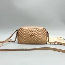 Gucci — Gucci GG Marmont Medium Matelassé Auth — Handbag — resale
