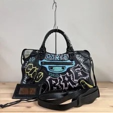 Balenciaga — Balenciaga the City 115748 Graffiti — Handbag — resale