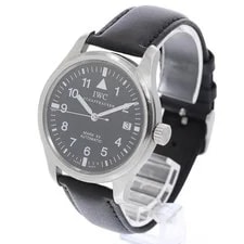 IWC — IWC Pilot's Mark XV IW325301 38mm SS Black #C21802 — Watch — resale