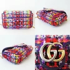 Gucci — Gucci 476433 GG Marmont Mini With Chain — Handbag — resale