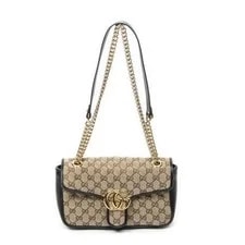 Gucci — Gucci / Medium GG Marmont Flap Monogrammed — Handbag — resale