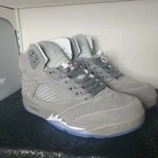 Jordan — Jordan Air 5 High Top Solid Athletic Sneakercustom — Sneaker — resale