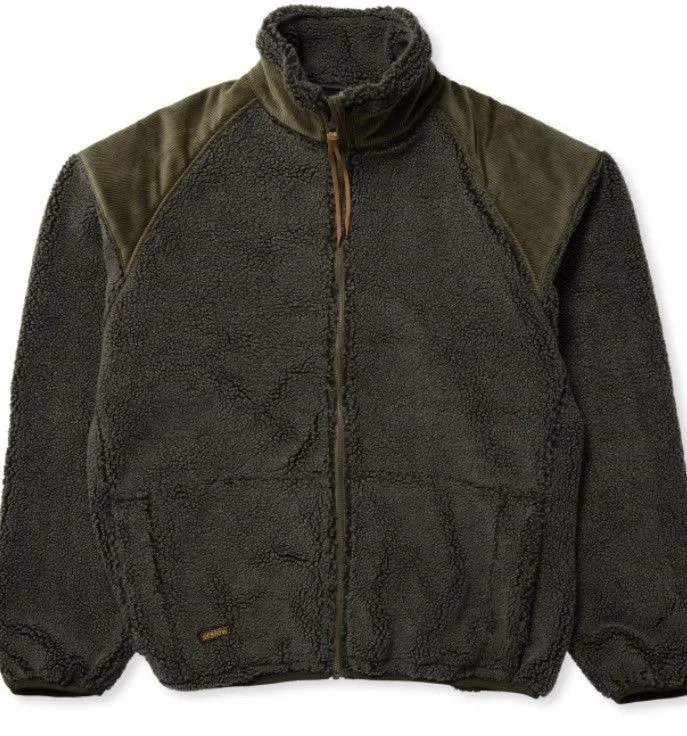 Boa Fleece in Olive w/ Corduroy — Designer Shoe — resale