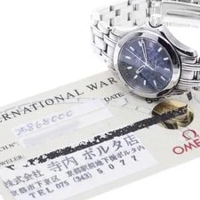 Omega — Omega Seamaster 120 2586.80 27mm SS Navy #C9754 — Watch — resale