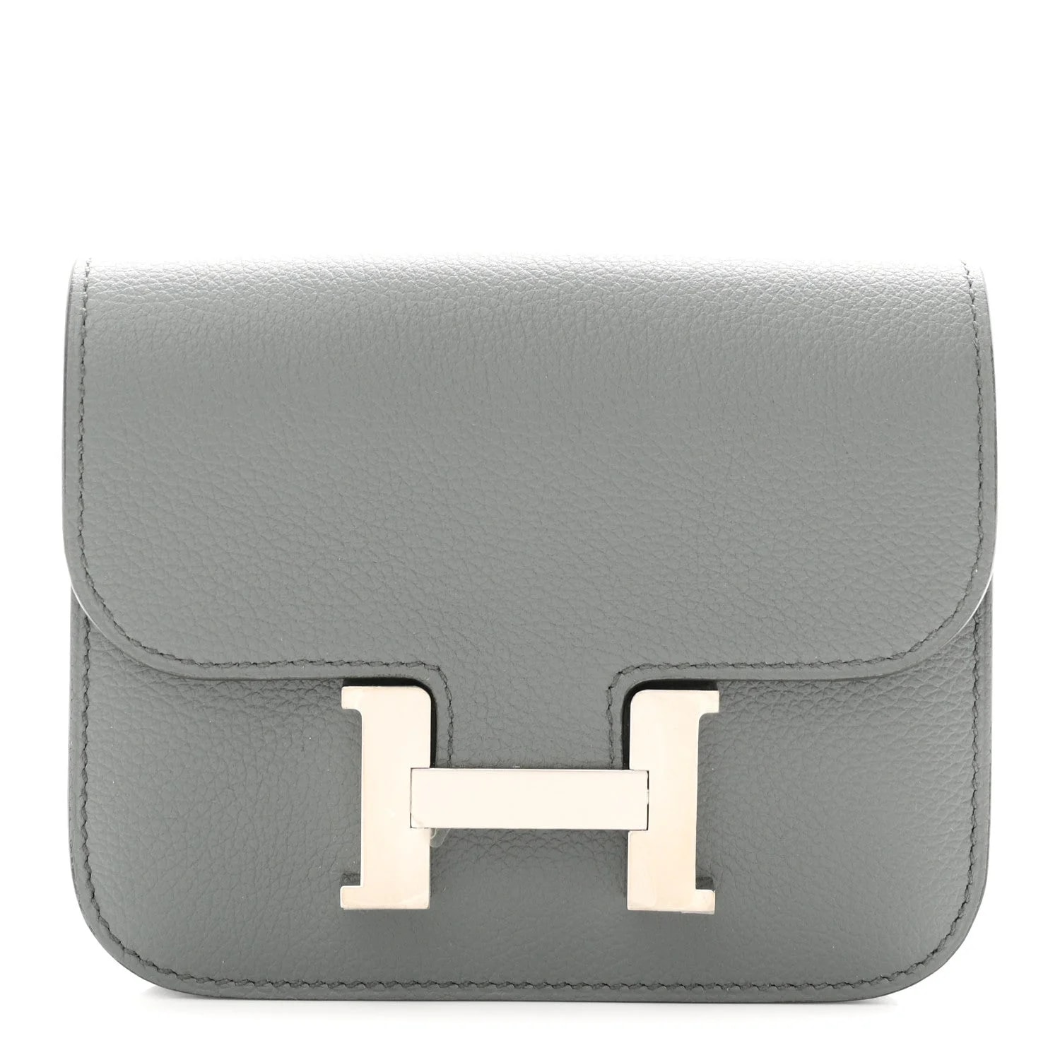 Hermès — Evercolor Constance Slim Wallet Amande — Accessory — resale